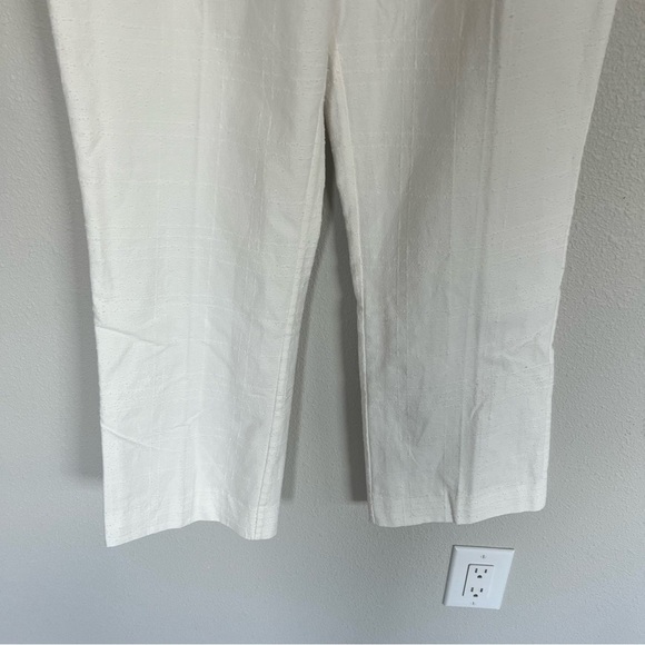 New Equipment Bergen Cropped Ankle Pant NWT Nature White Business Casual Women 6 - Picture 6 of 12
